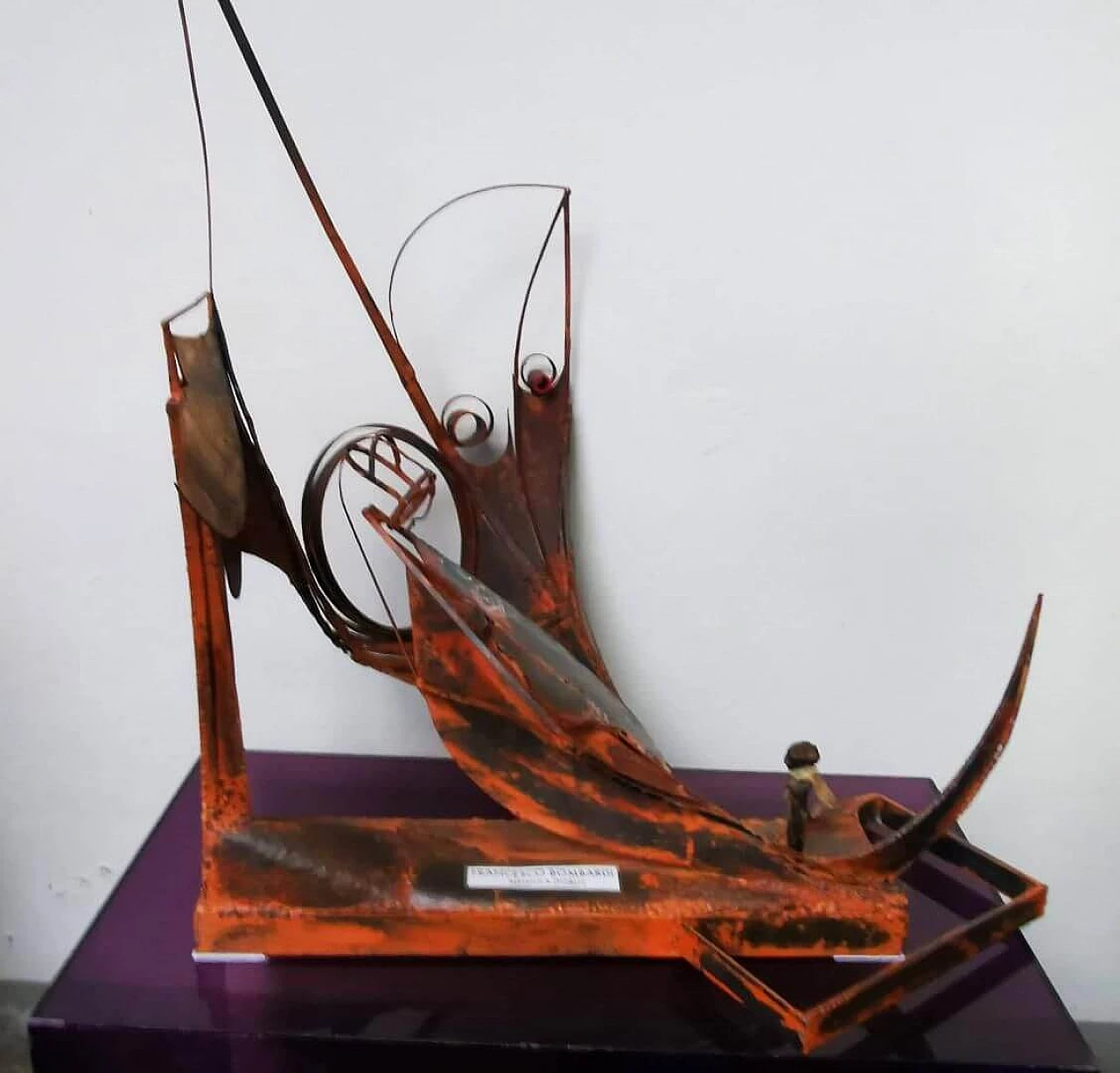 Francesco Bombardi, patinated iron sculpture 8