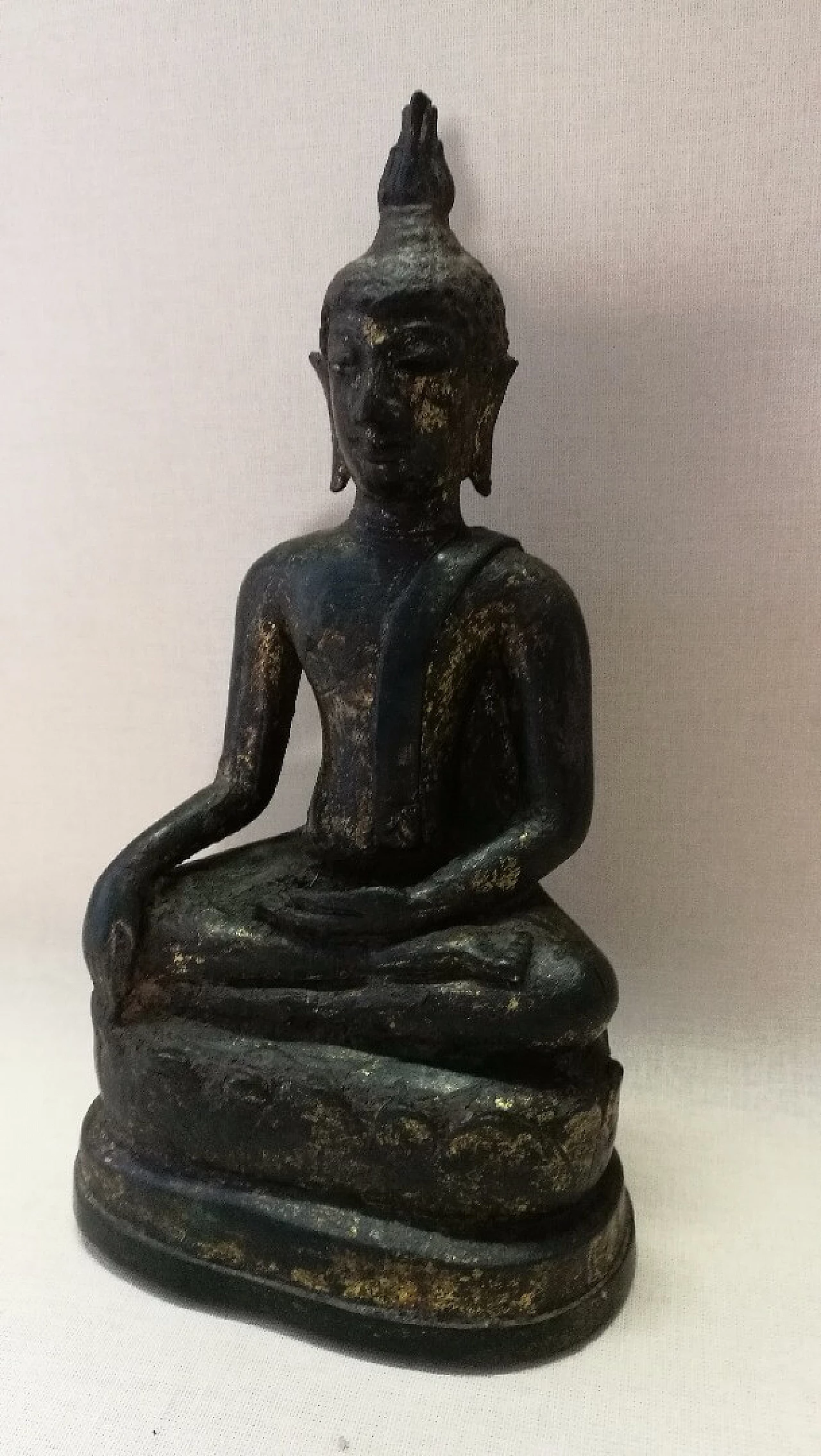 Siamese bronze Buddha sculpture, 18th century 1