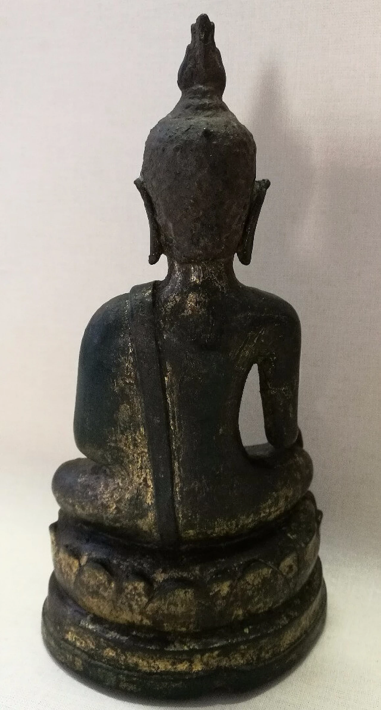 Siamese bronze Buddha sculpture, 18th century 3