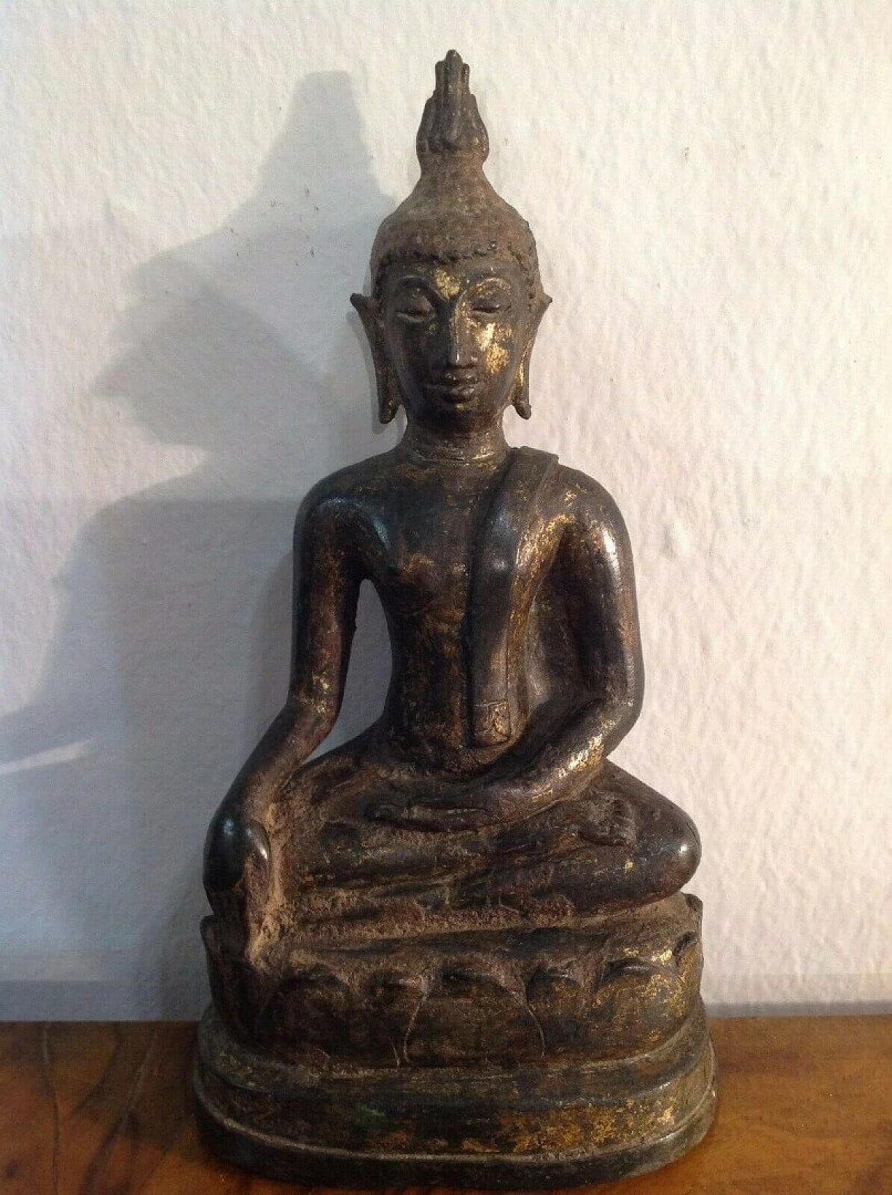 Siamese bronze Buddha sculpture, 18th century 6