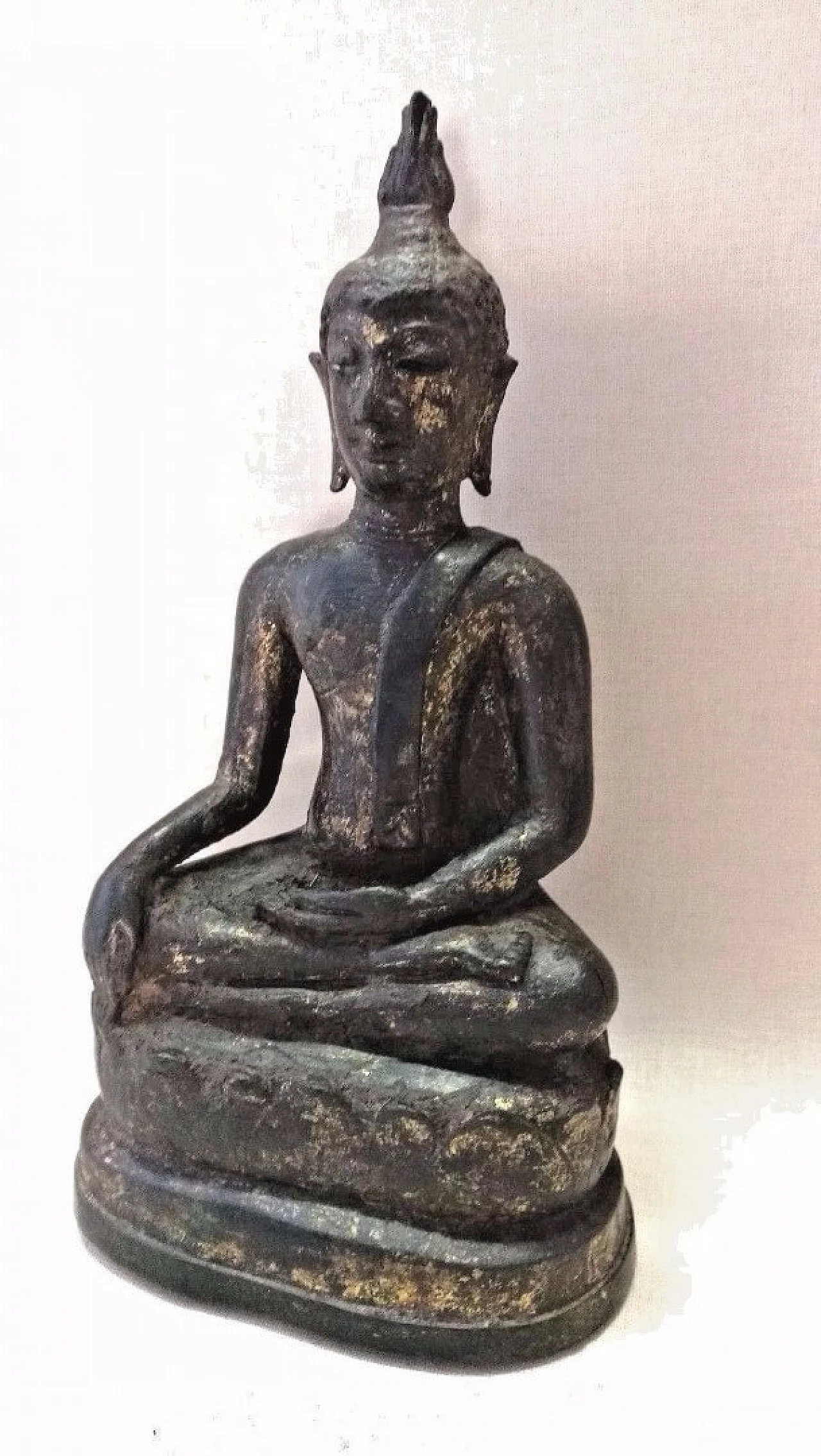 Siamese bronze Buddha sculpture, 18th century 8