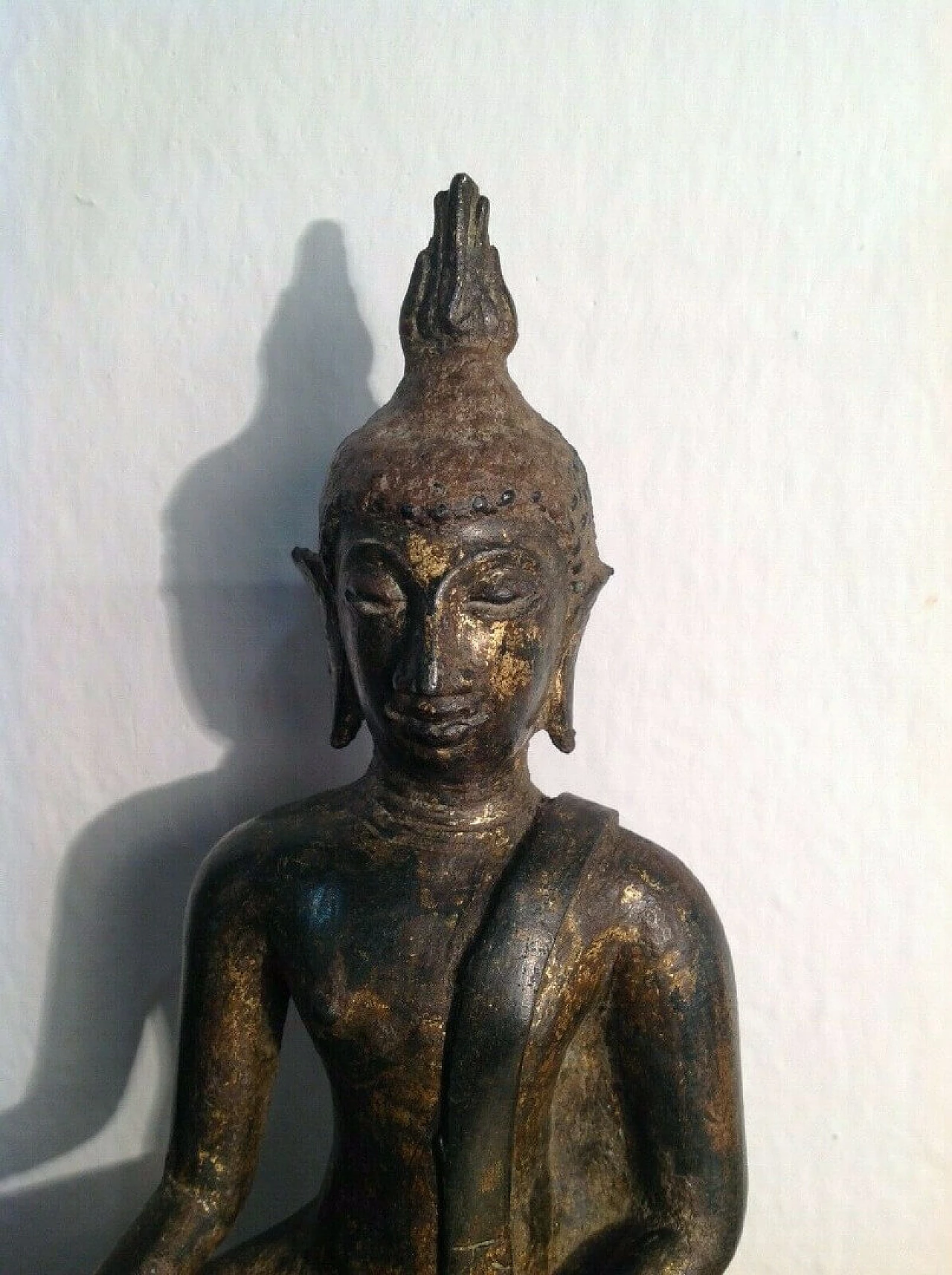 Siamese bronze Buddha sculpture, 18th century 9