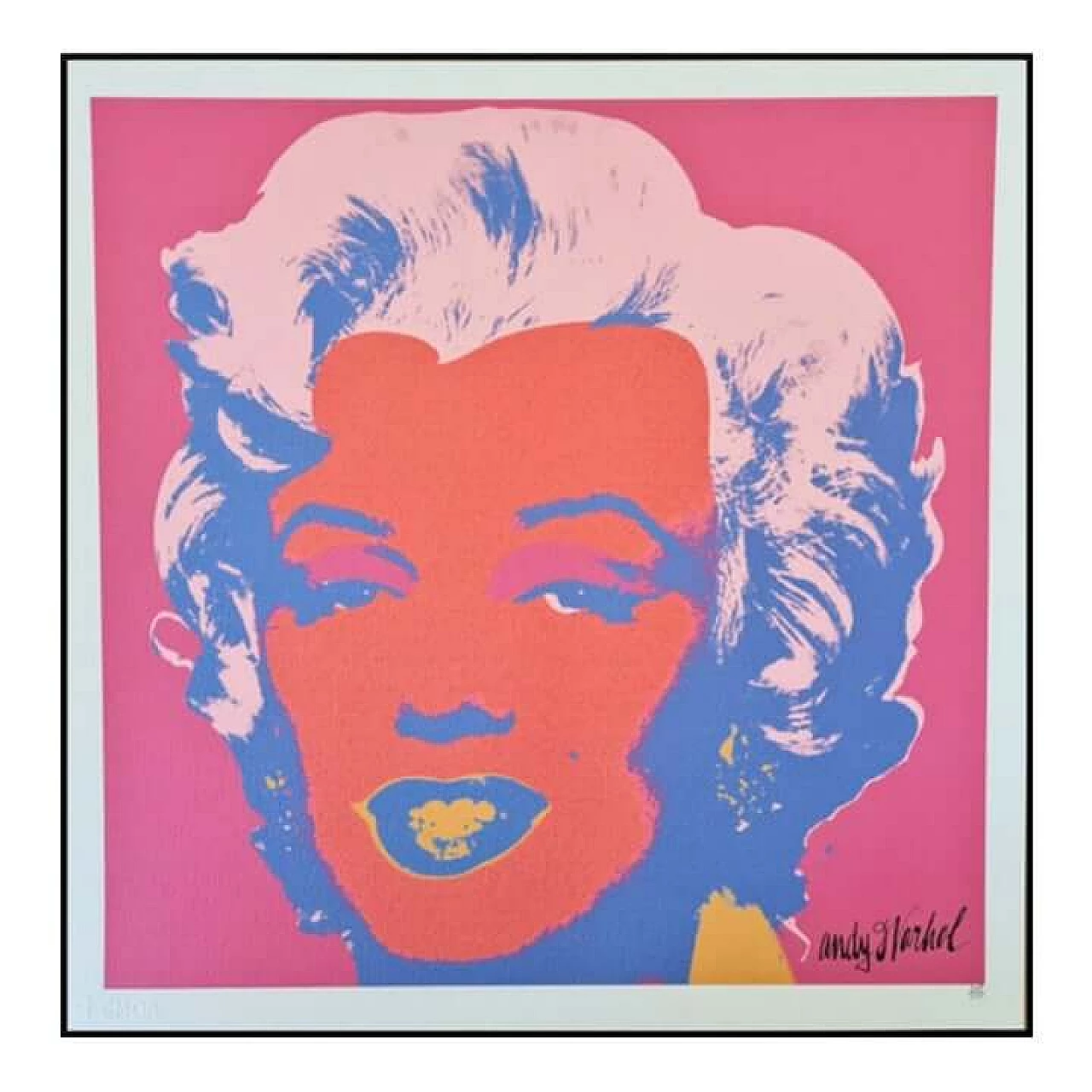 After Andy Warhol, Marilyn Monroe, pink lithograph, 1990s 6