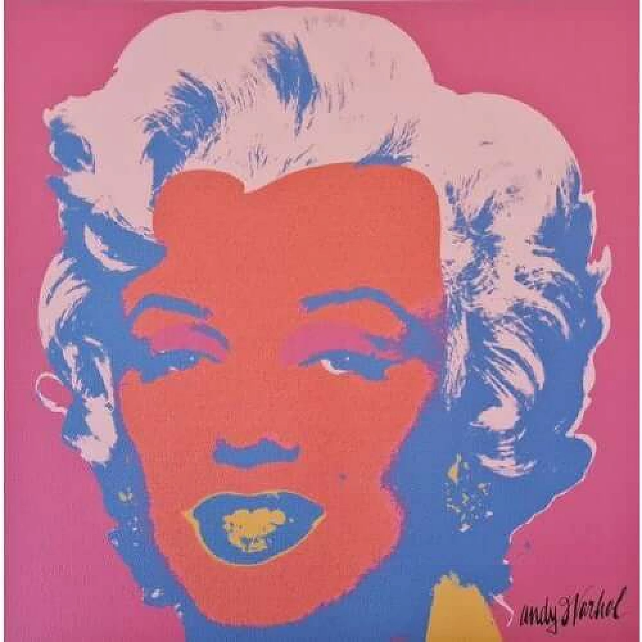 After Andy Warhol, Marilyn Monroe, pink lithograph, 1990s 10