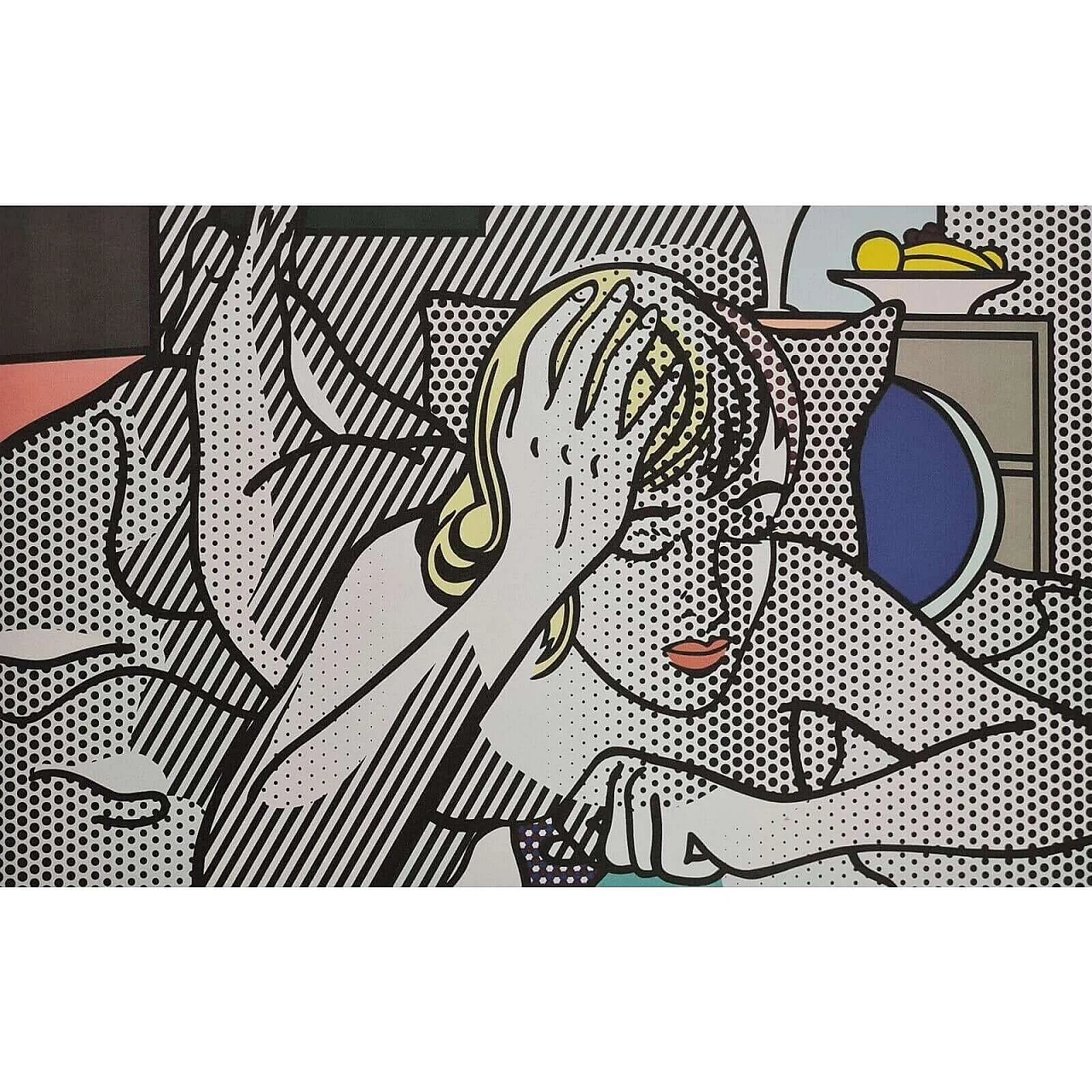 Roy Lichtenstein, Thinking Girl, lithograph, 1980s 8