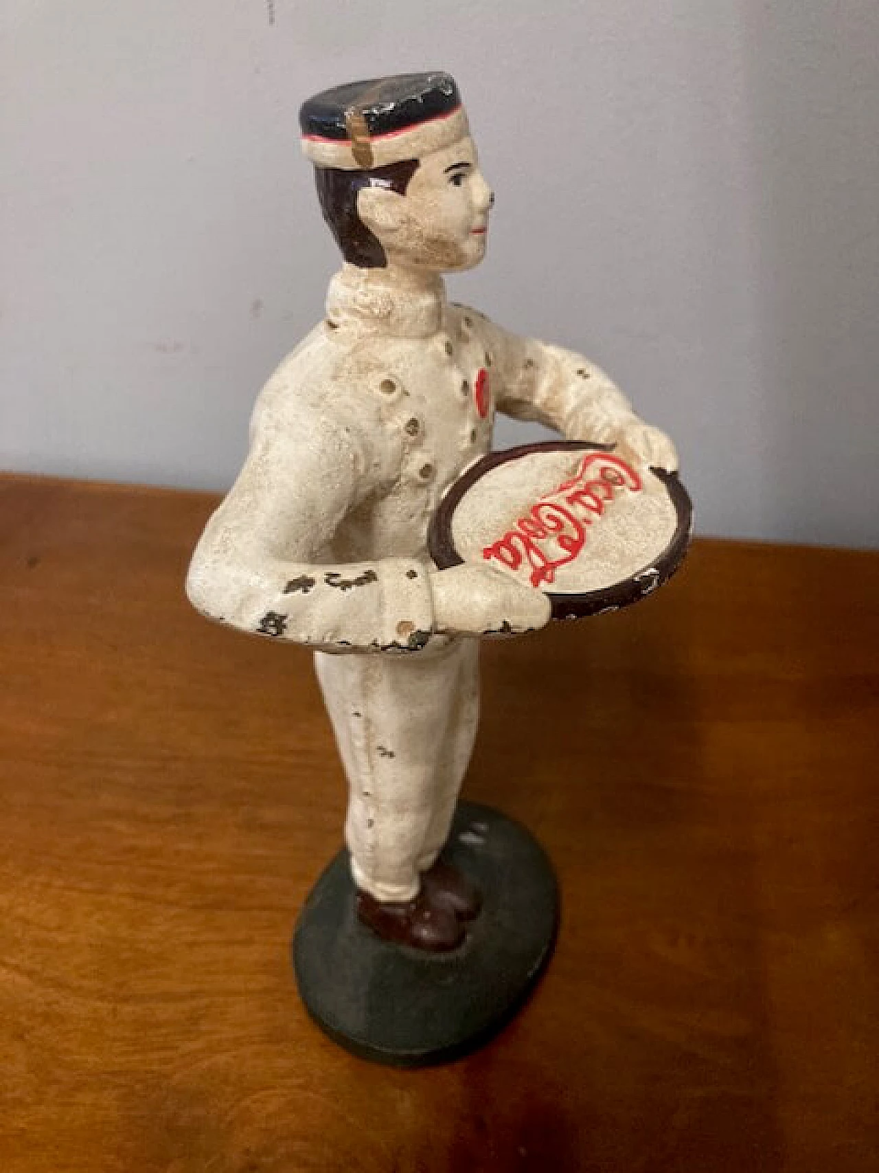 Cast iron Coca Cola sculpture of Waiter Joe, 1970s 5