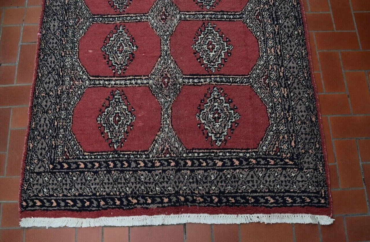 Karaci wool carpet with geometric patterns, 1970s 1