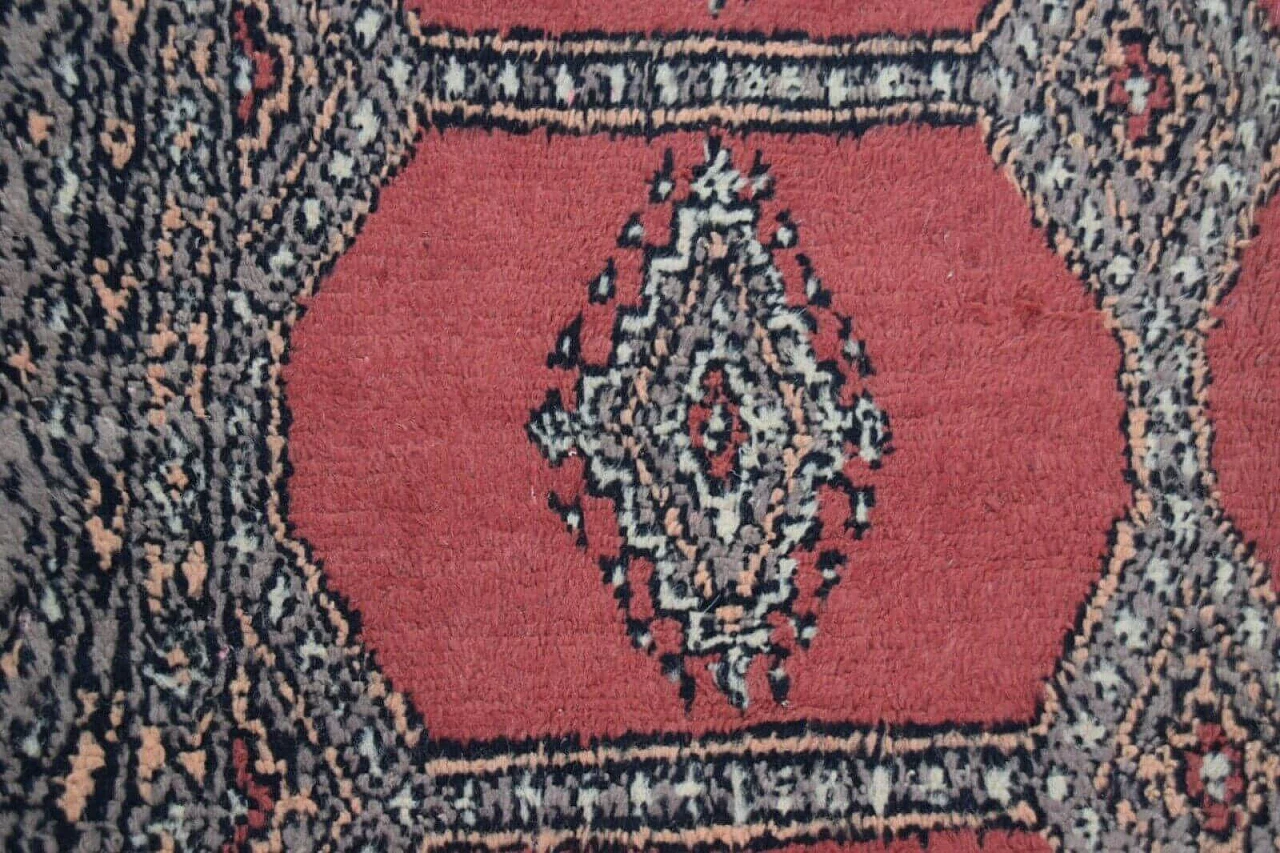 Karaci wool carpet with geometric patterns, 1970s 7