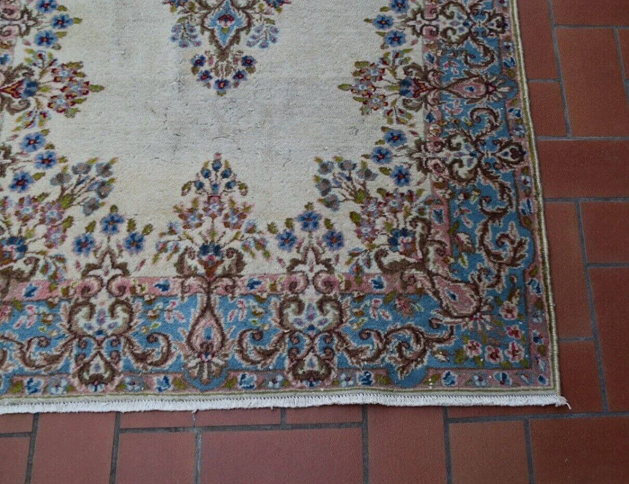 Kirman Persian carpet, 1980s 2