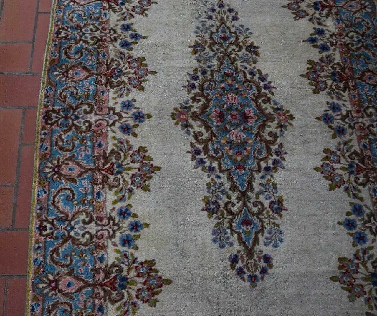 Kirman Persian carpet, 1980s 6