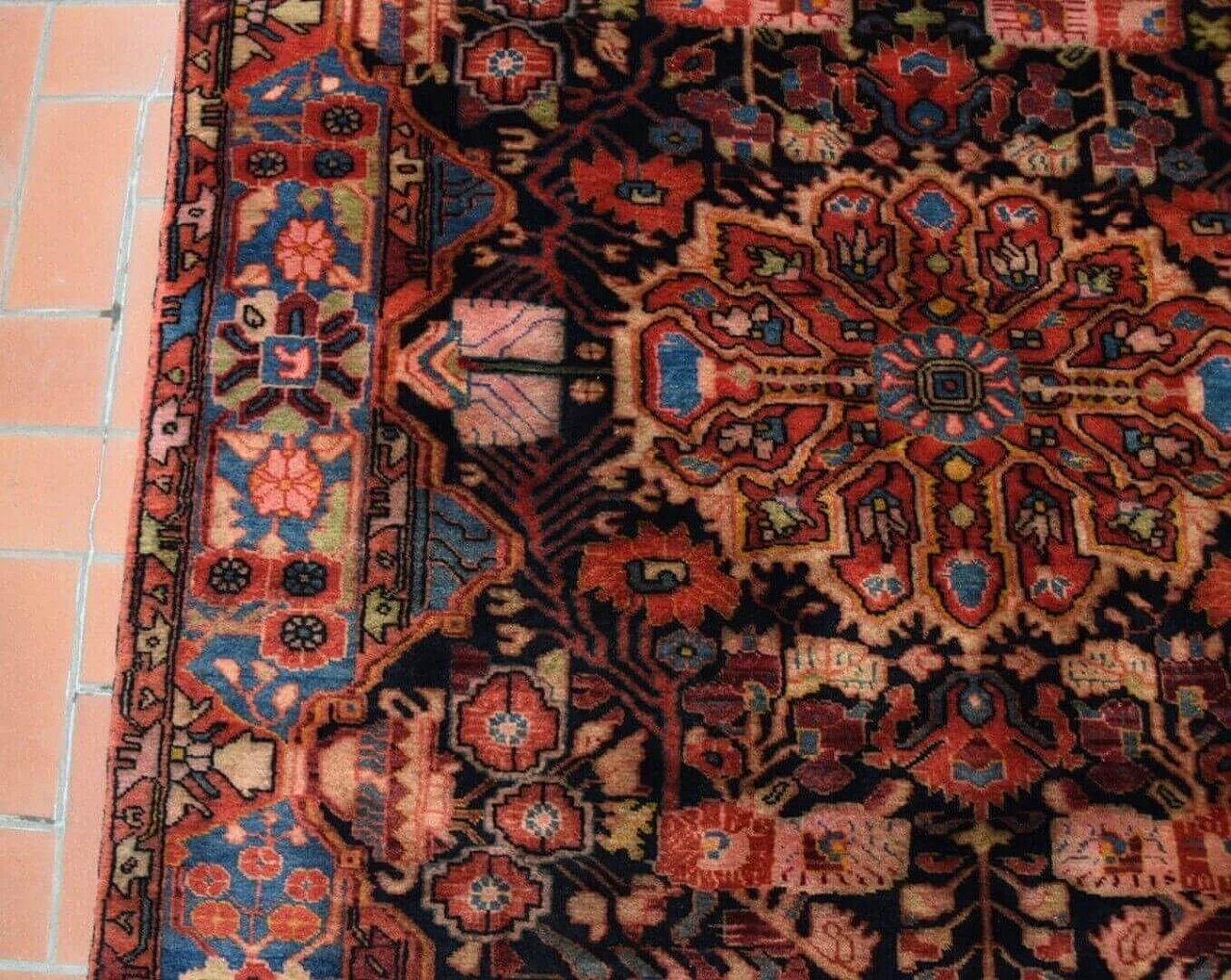 Nahavand wool carpet, 1990s 5