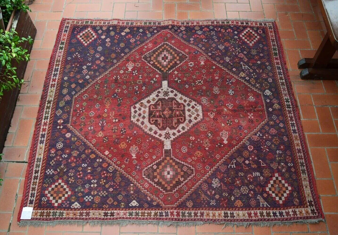 Iranian Shiraz rug, 1990s 6