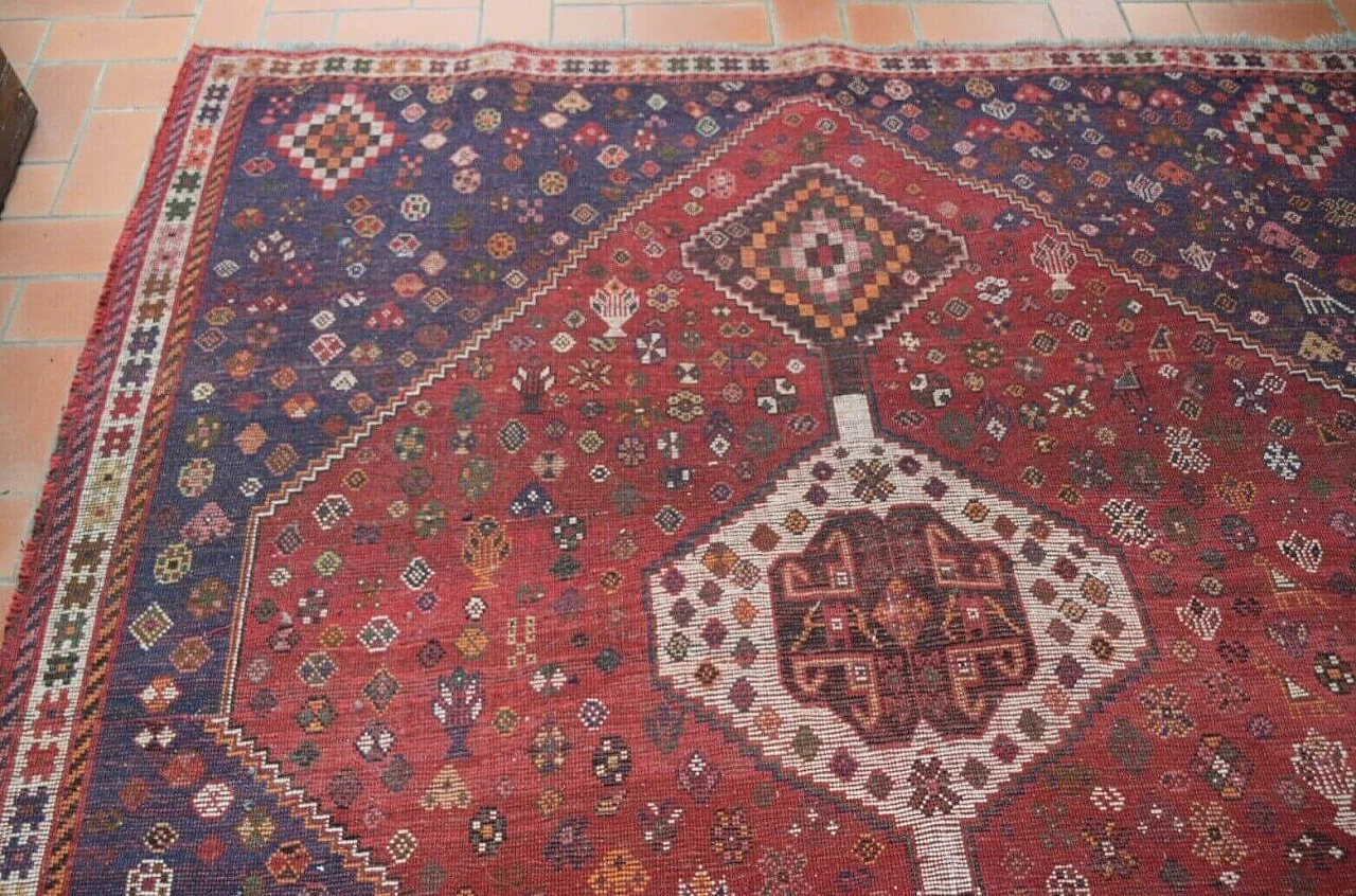 Iranian Shiraz rug, 1990s 9