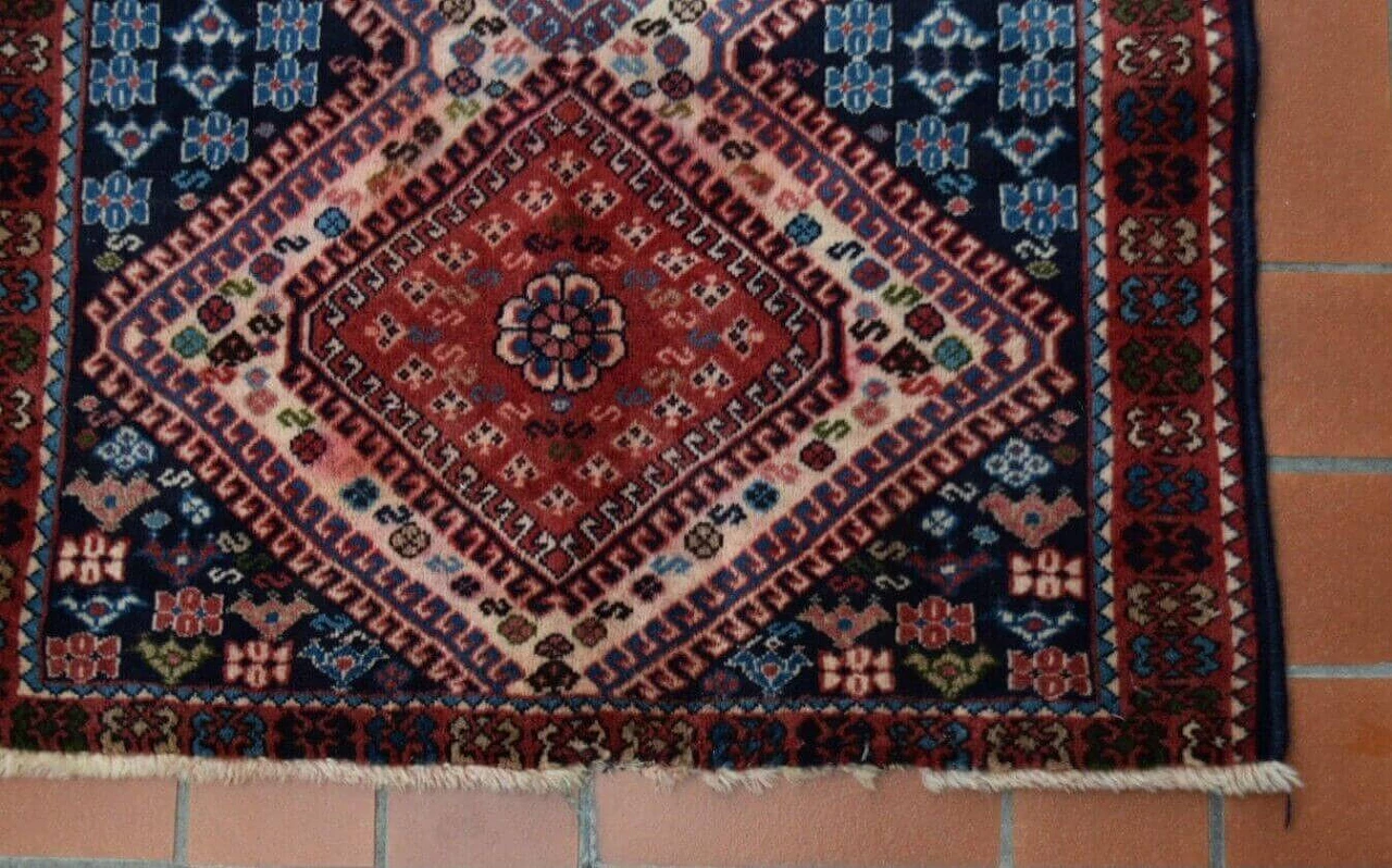 Turkish wool Yalameh rug, 1970s 1