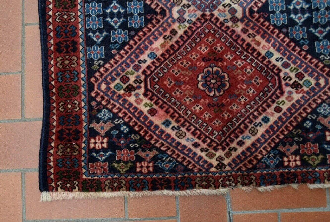 Turkish wool Yalameh rug, 1970s 2