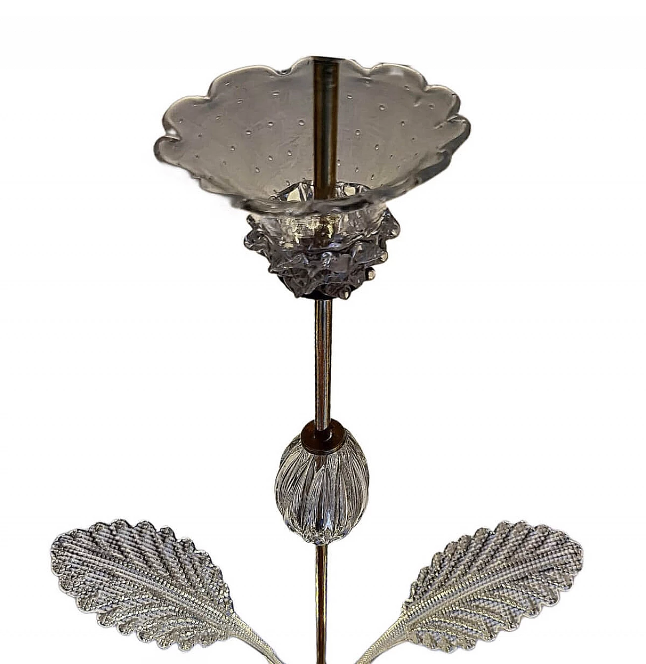 Chandelier attributed to Ercole Barovier for Barovier & Toso, 1940s 9