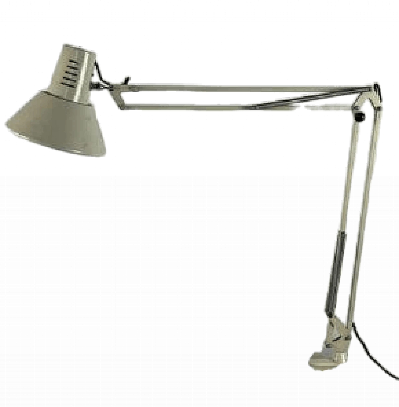 Adjustable table lamp with clamp, 1970s 13