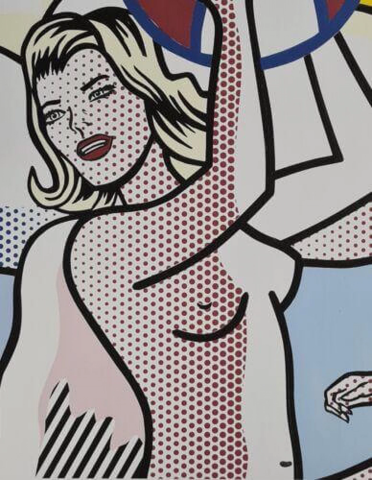 Roy Lichtenstein, Volleyball, lithography, 1980s 3