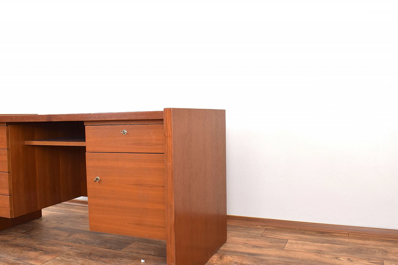 Danish teak desk, 1980s 7