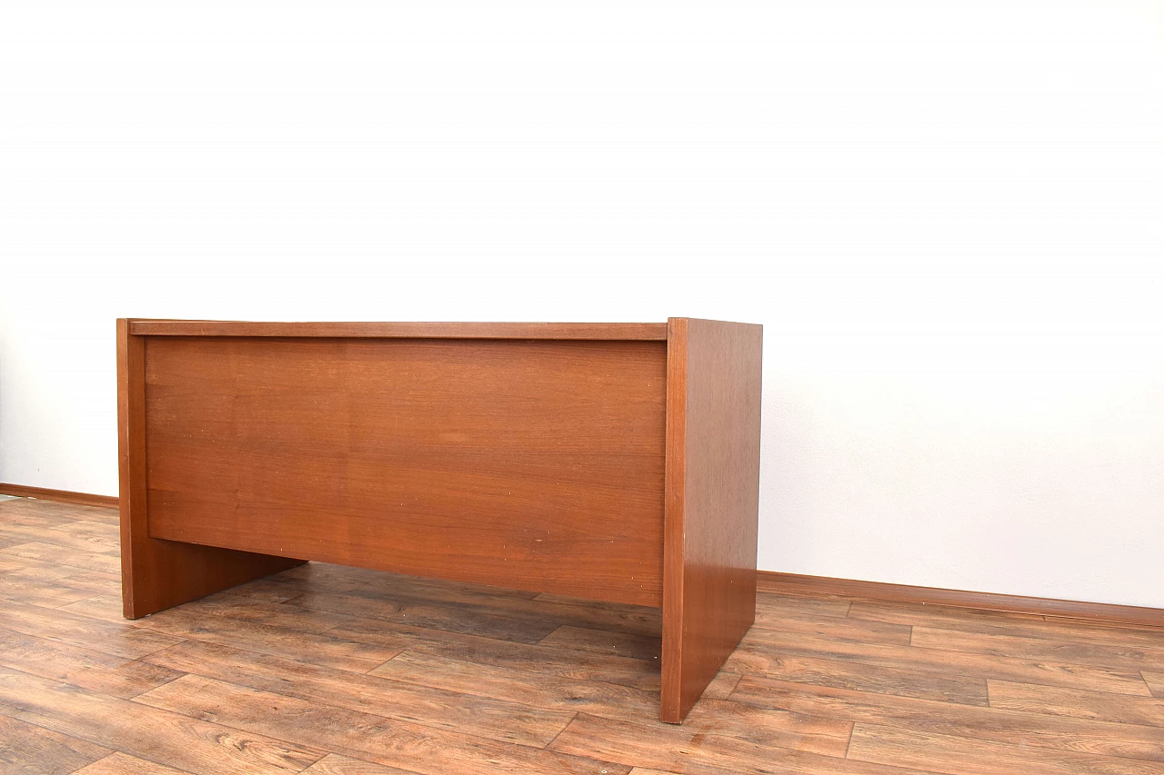 Danish teak desk, 1980s 9