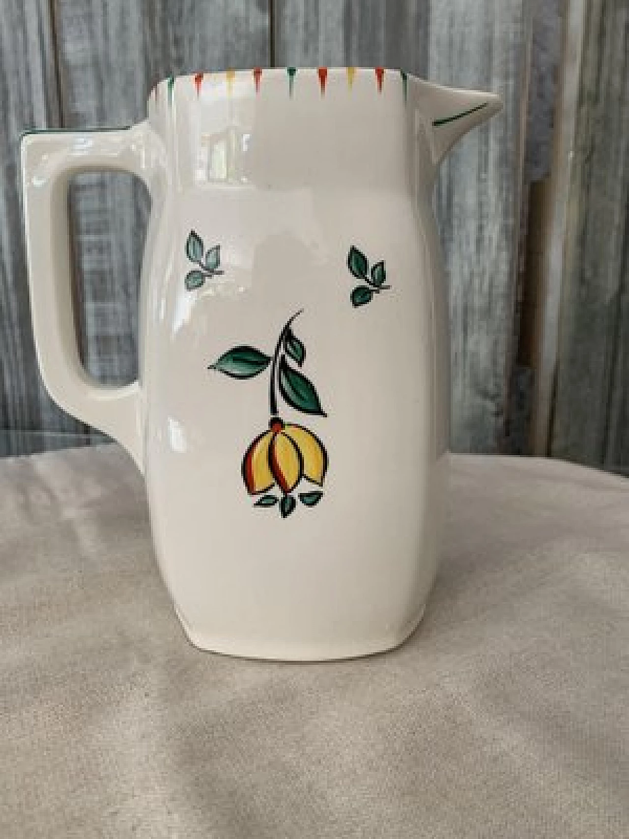 Hungarian ceramic water pitcher, 1960s 1