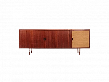 Danish teak and metal sideboard by Arne Vodder for Sibast, 1960s