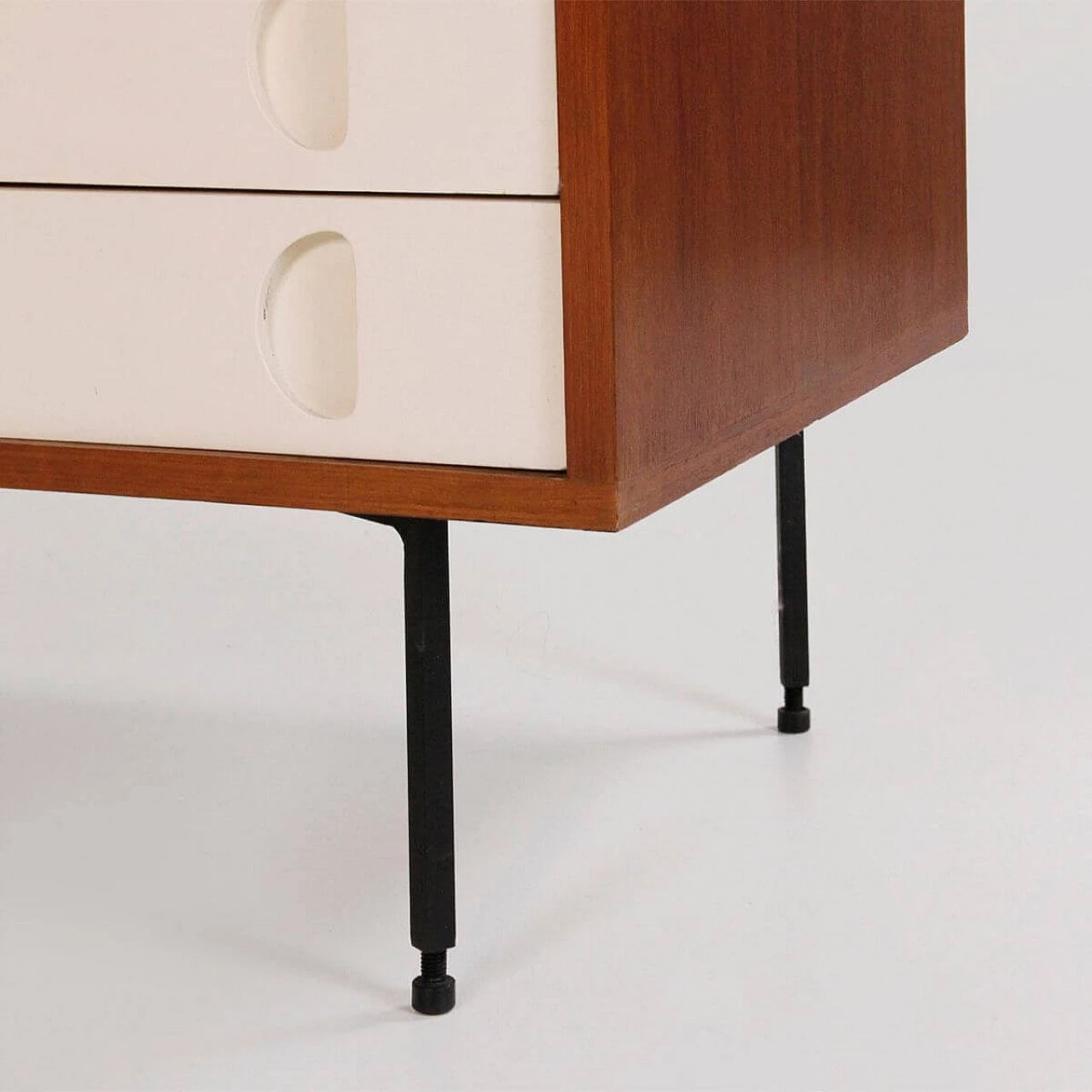 Teak chest of drawers by Campo and Graffi for Home, 1950s 7