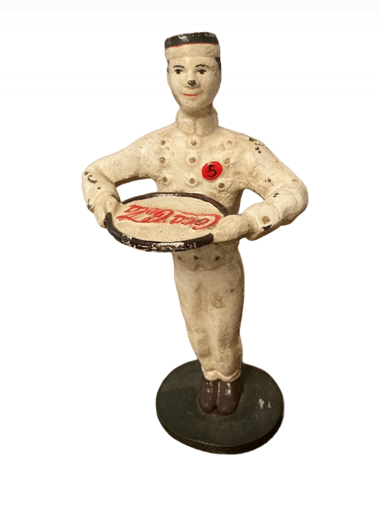 Cast iron Coca Cola sculpture of Waiter Joe, 1970s 12