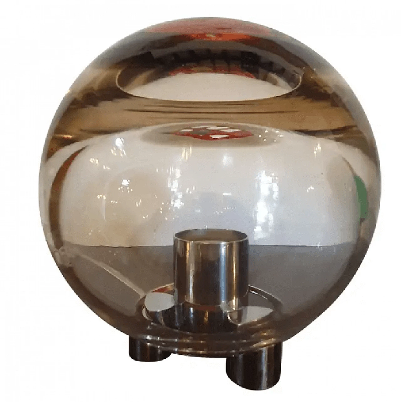 Murano blown glass table lamp by Venini, 1970s 1