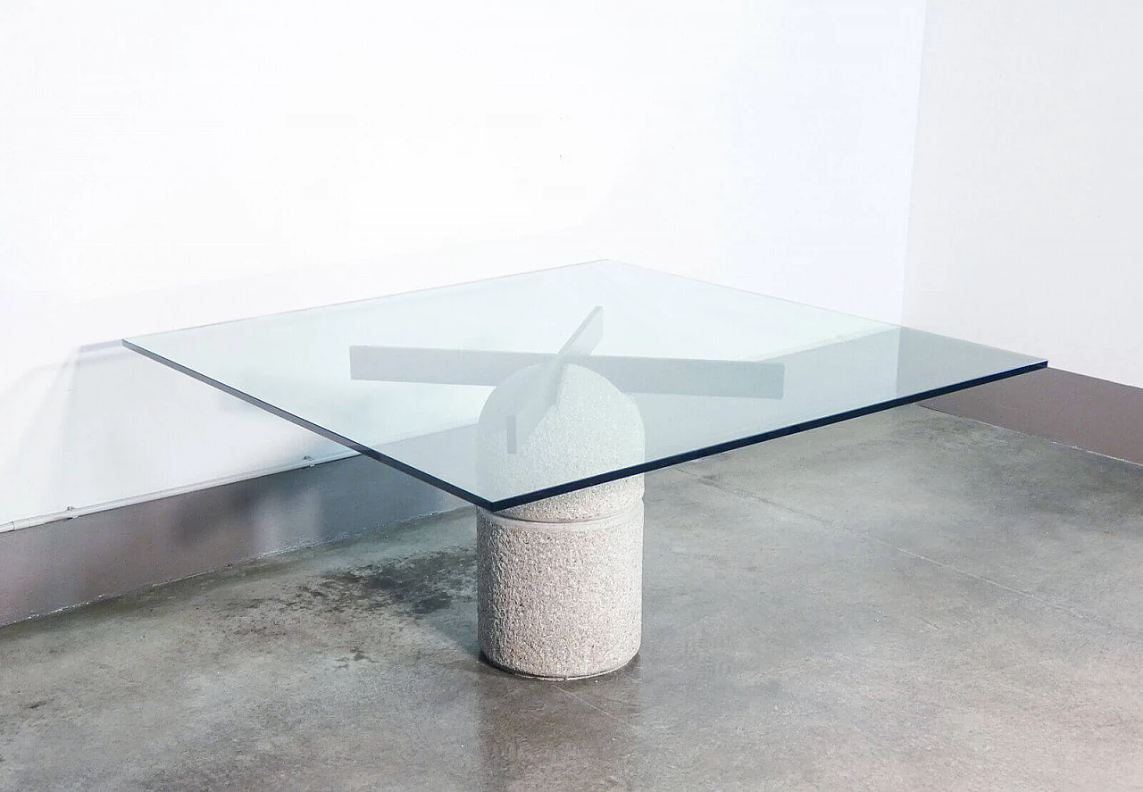 Paracarro table by Giovanni Offredi for Saporiti, 1970s 1