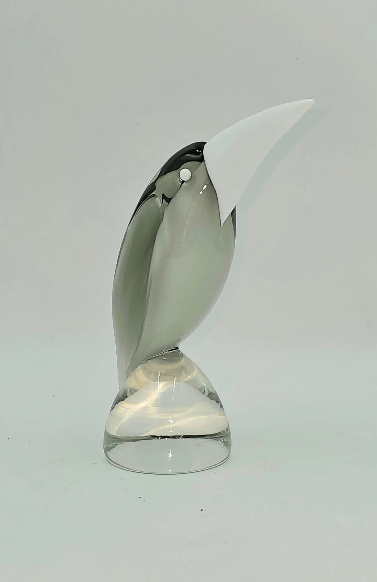 Gral glass sculpture of a toucan by Livio Seguso, 1970s 6