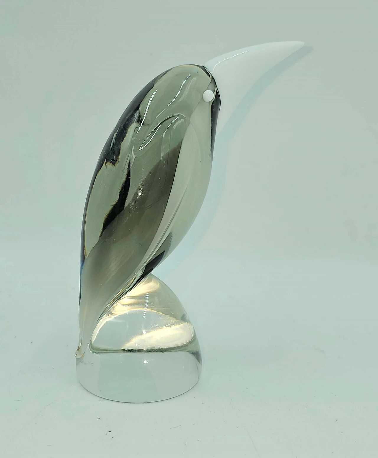 Gral glass sculpture of a toucan by Livio Seguso, 1970s 7