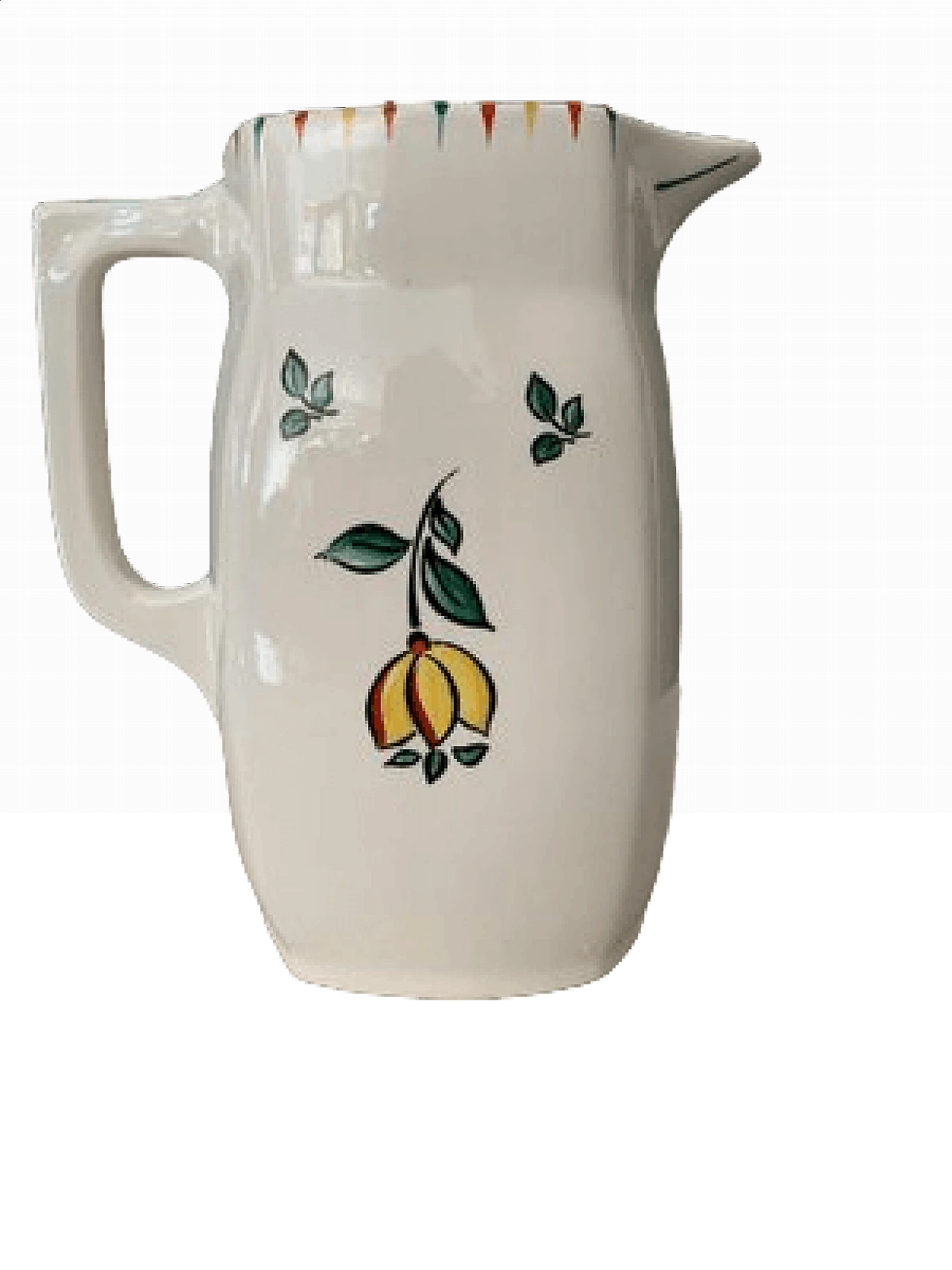 Hungarian ceramic water pitcher, 1960s 7