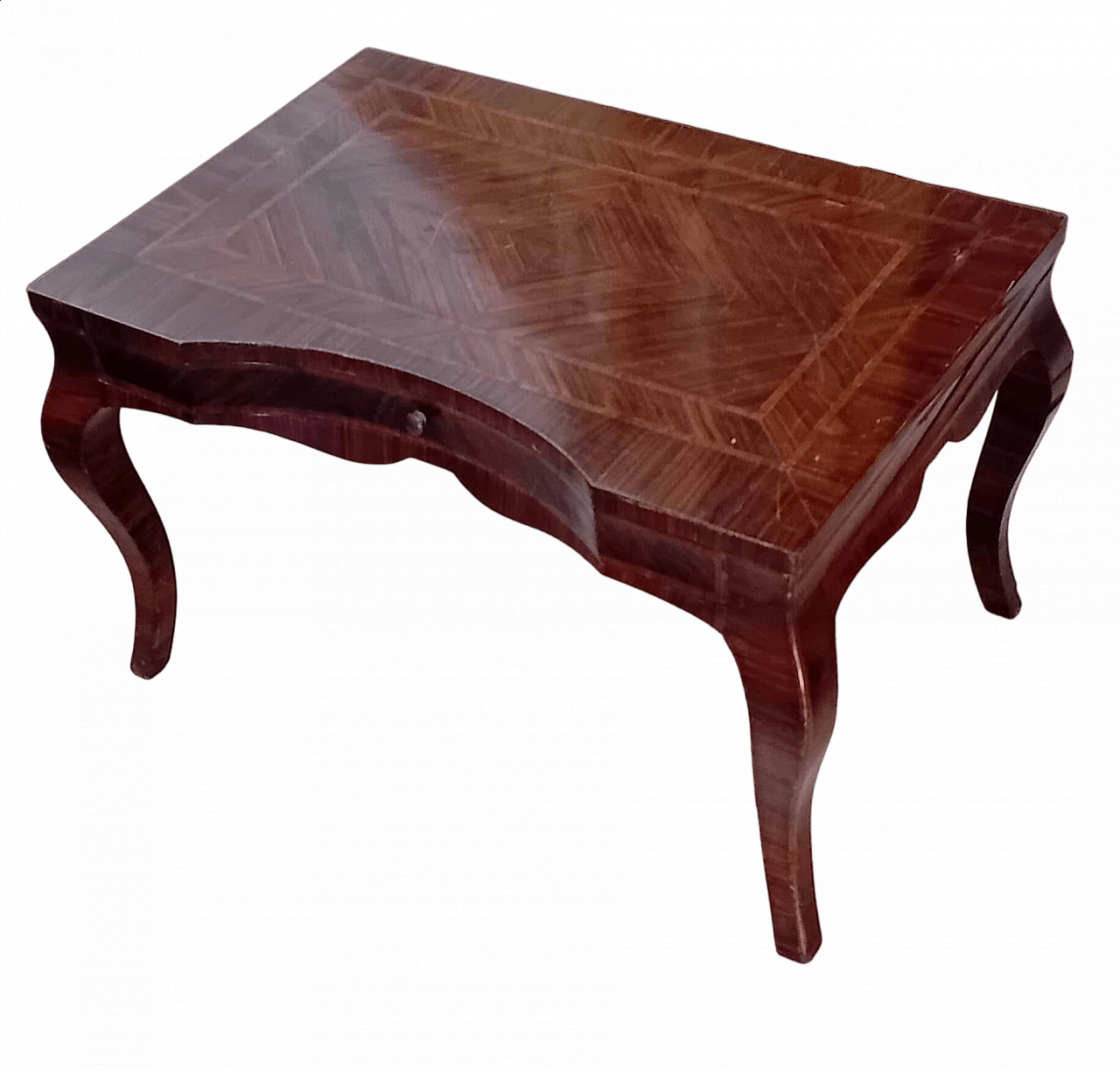 Violet ebony and bois de rose veneered Louis XV model desk 6