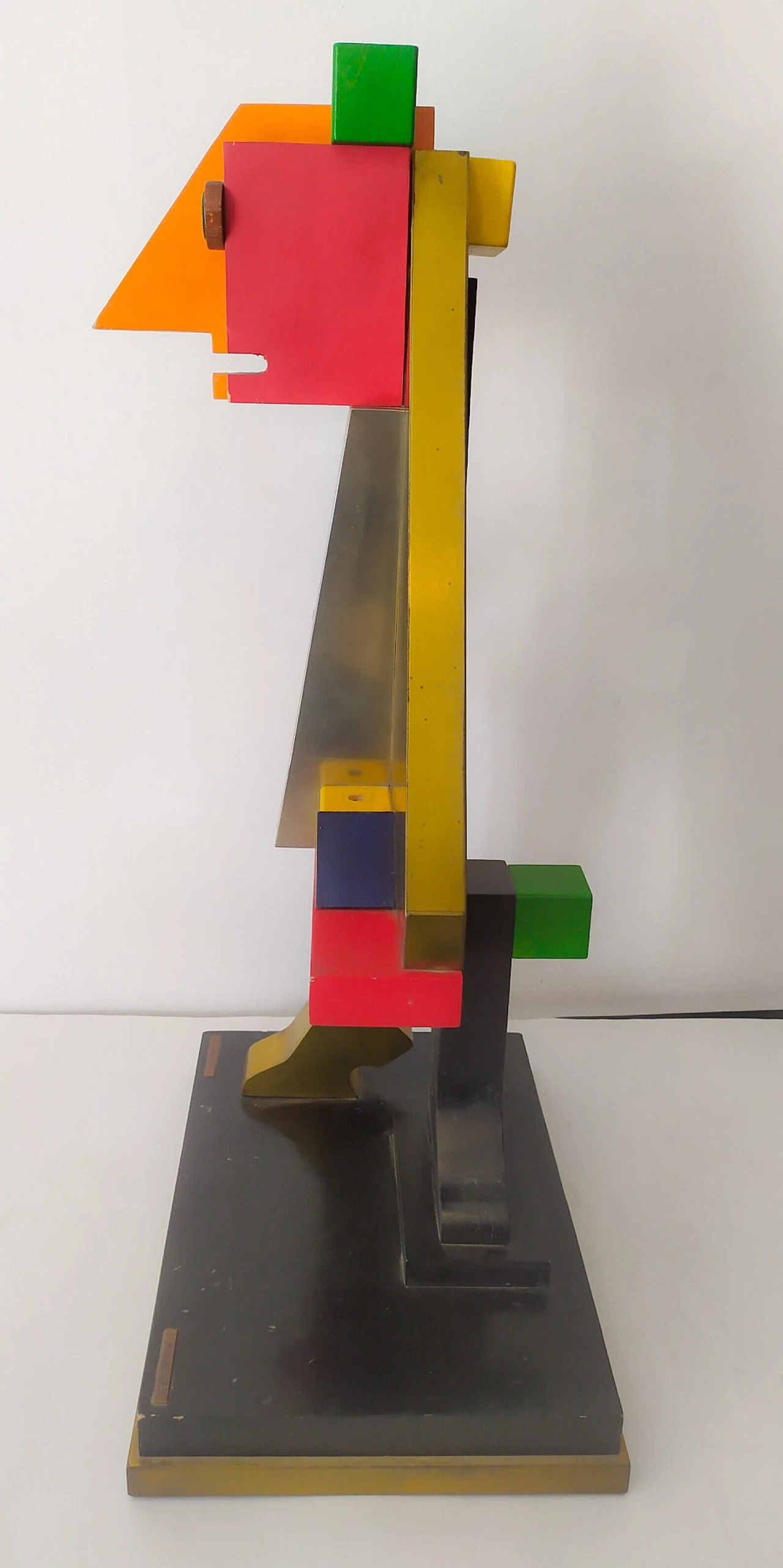 Mario Molinari, La Triangolare, scultura in legno e ottone, 1992 8