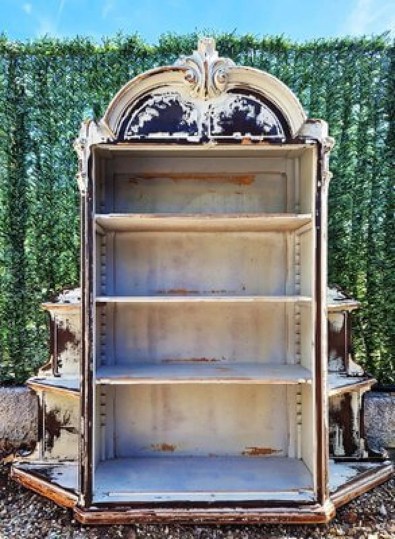 Wooden bookcase, 1950s 1