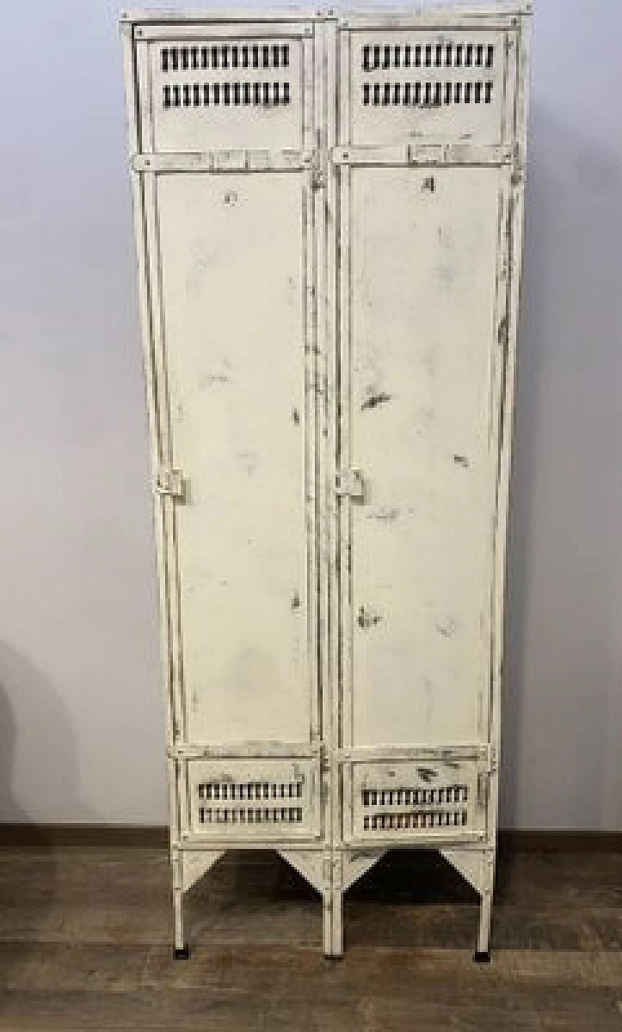 Industrial iron cabinet, 1950s 1