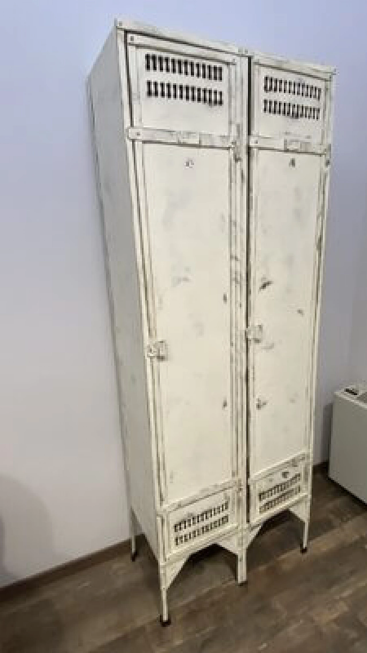 Industrial iron cabinet, 1950s 2