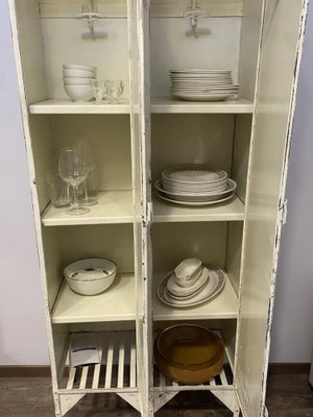 Industrial iron cabinet, 1950s 4