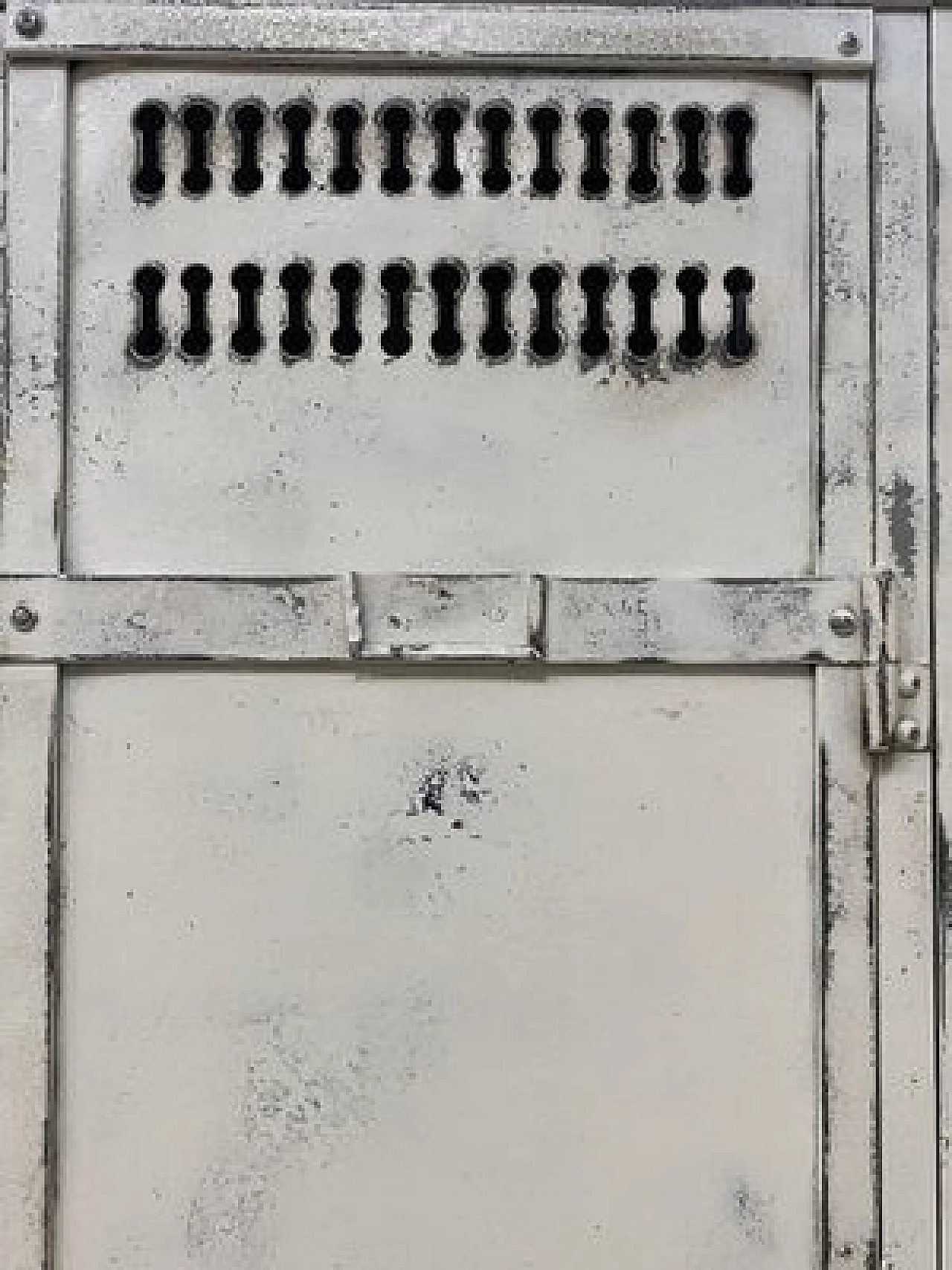 Industrial iron cabinet, 1950s 5