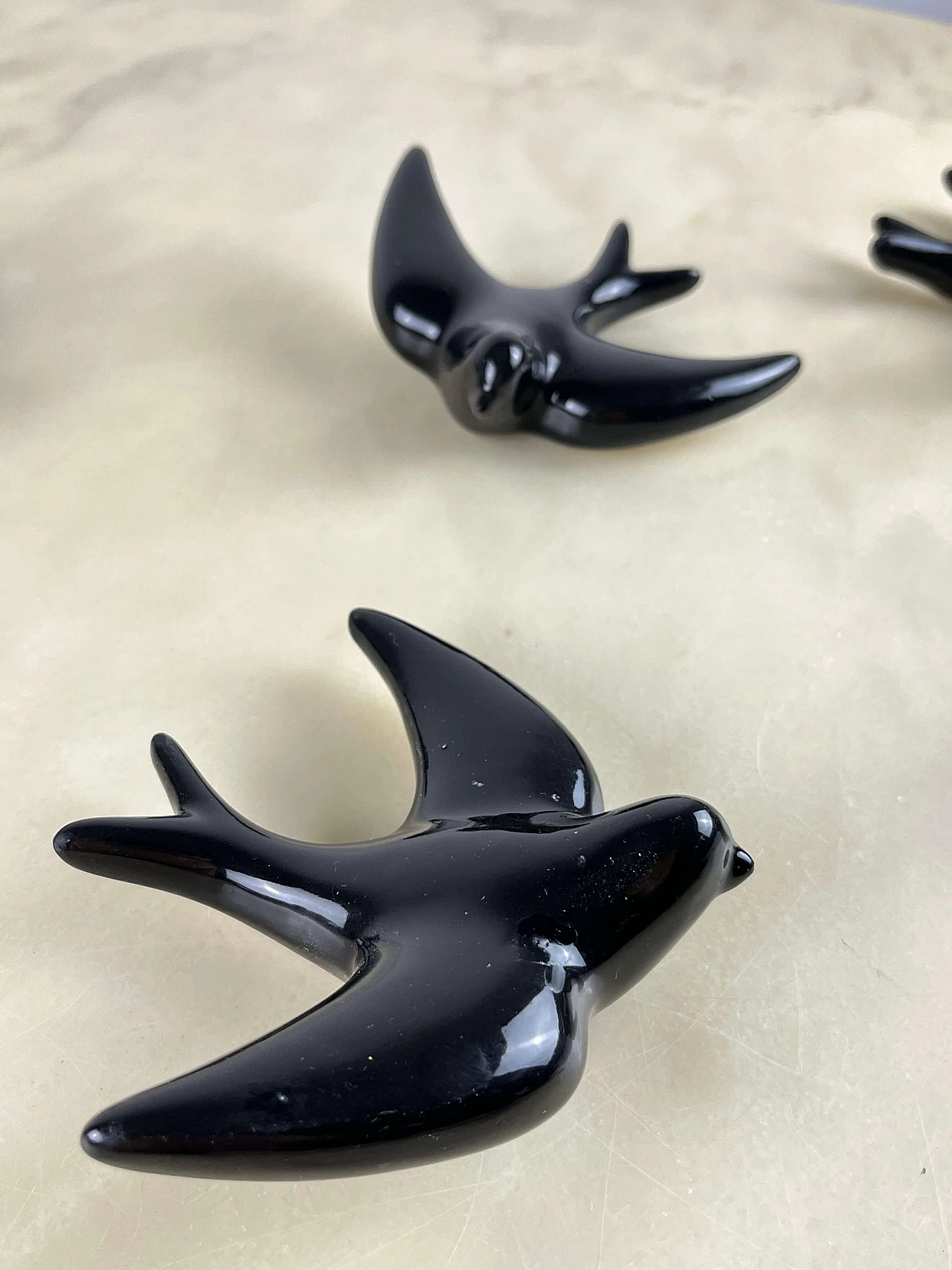 10 Glazed terracotta swallows, 1960s 3