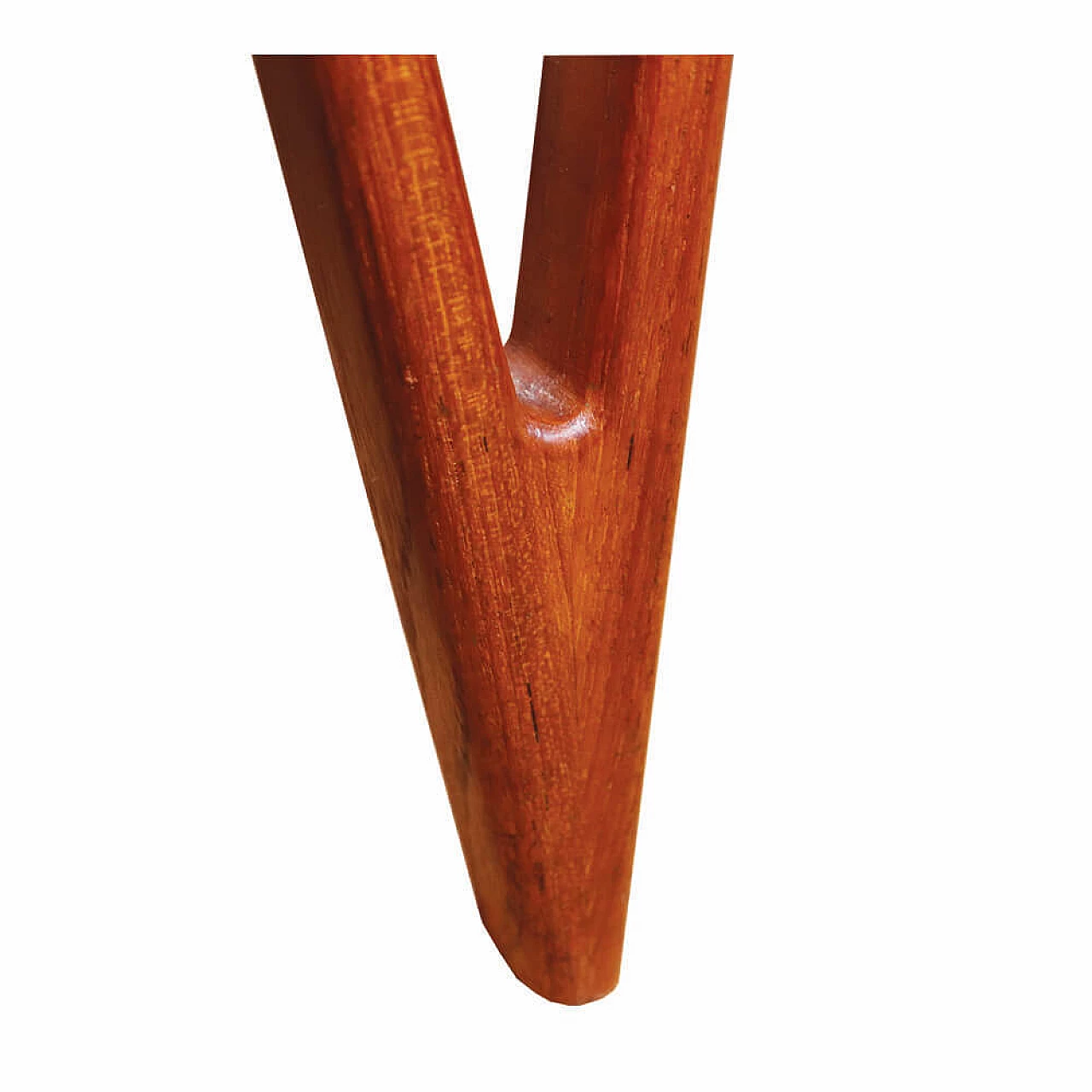 Tavolino 32 in teak con gambe a V di E.W.Bach per Møbelfabrikken Toften, anni '60 8