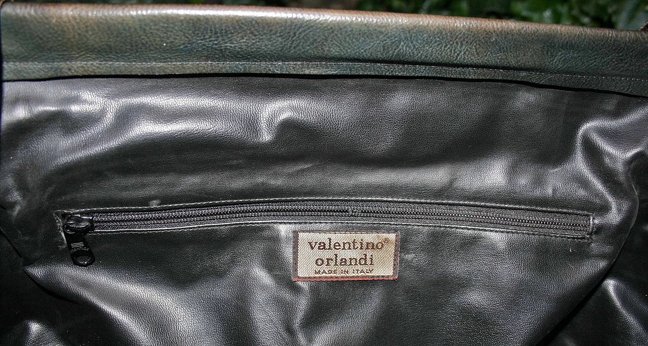 Borsa da viaggio in pelle di Valentino Orlandi, anni 2000 6