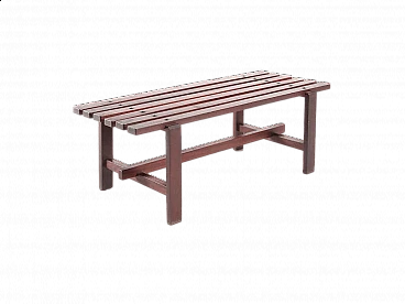 Wood bench, 1960s