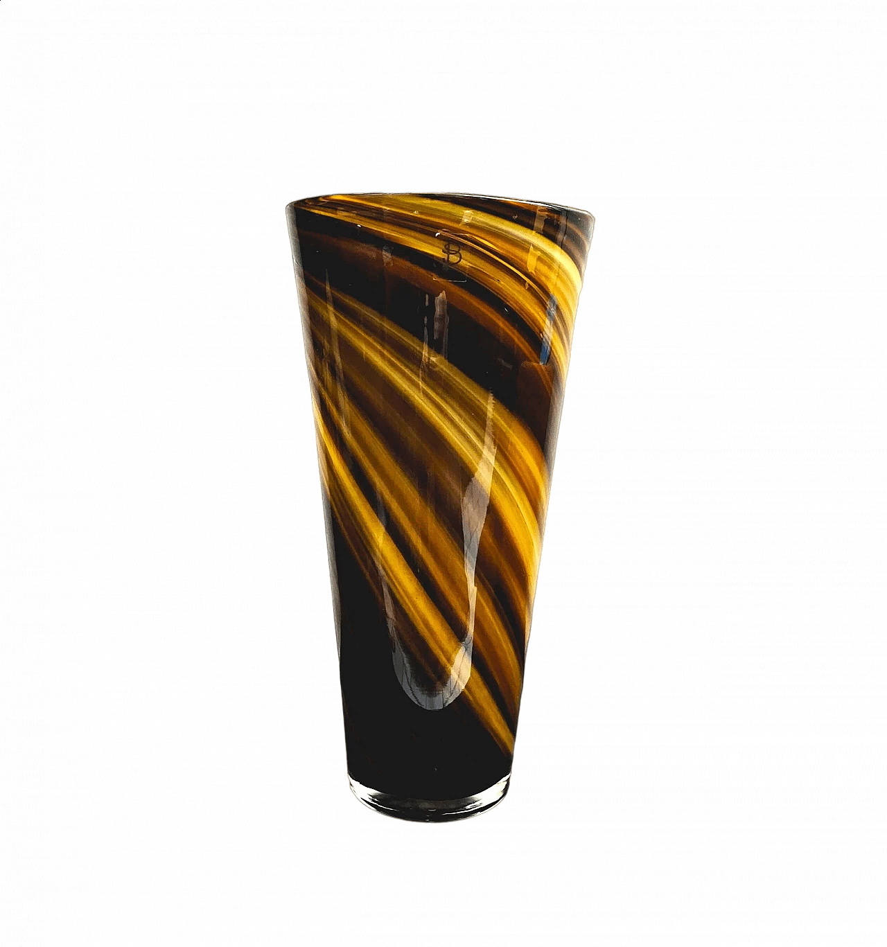 Murano glass reed vase, 1970s 19