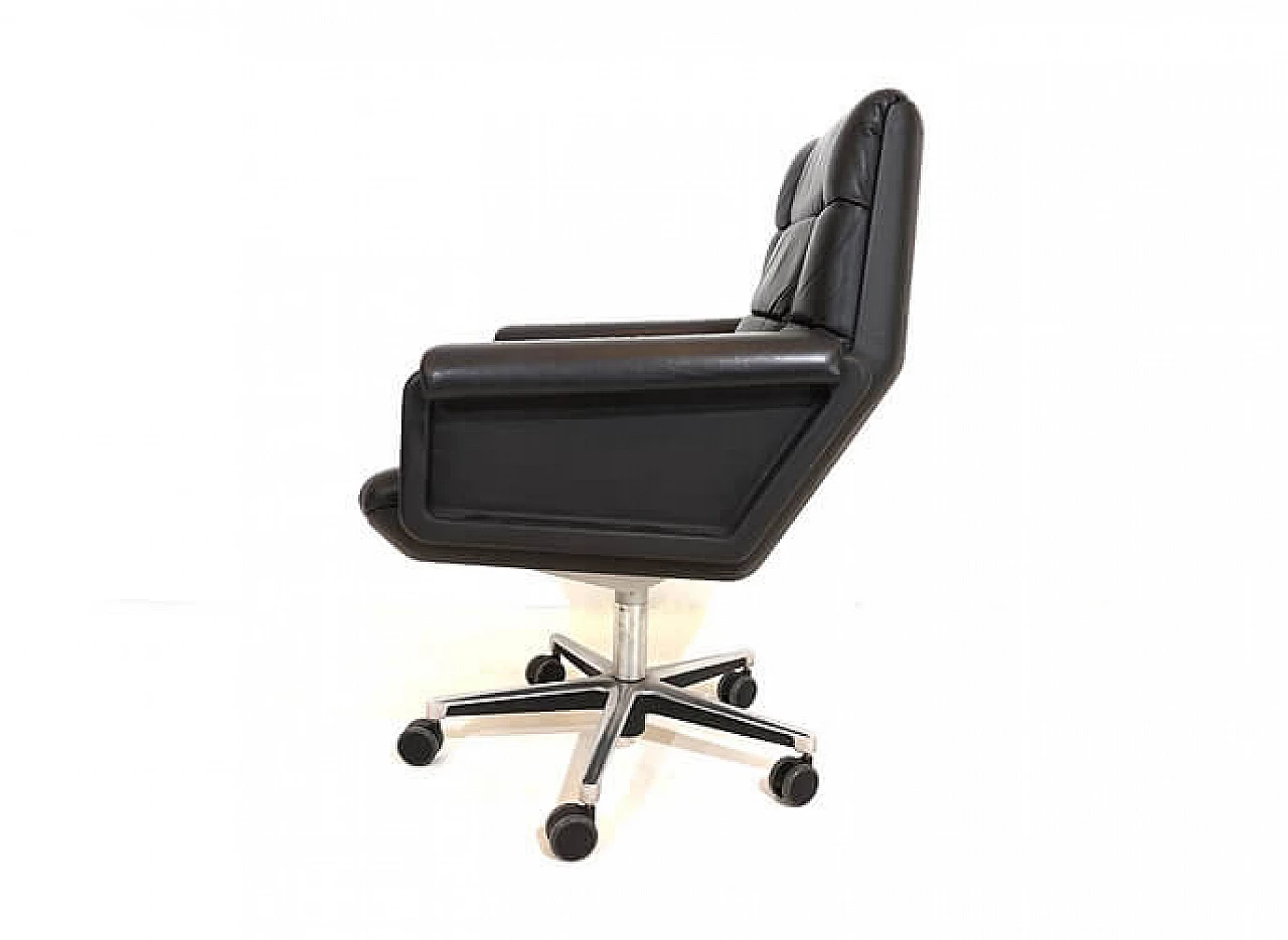 Seat 150 leather office chair by Herbert Hirche for Mauser, 1950s 4