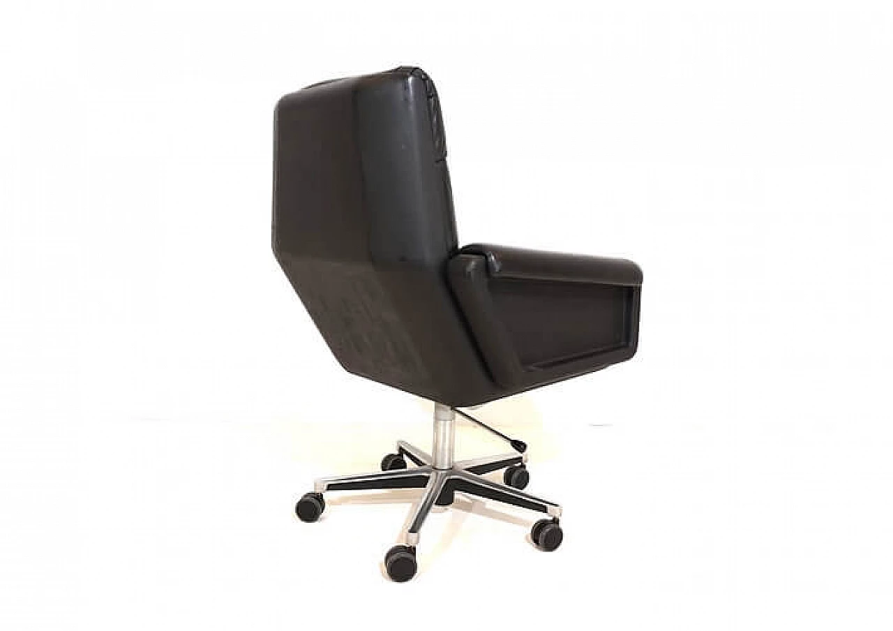 Seat 150 leather office chair by Herbert Hirche for Mauser, 1950s 5