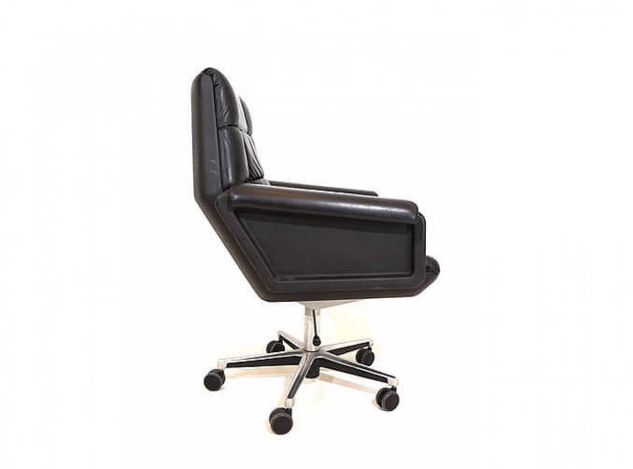 Seat 150 leather office chair by Herbert Hirche for Mauser, 1950s 14