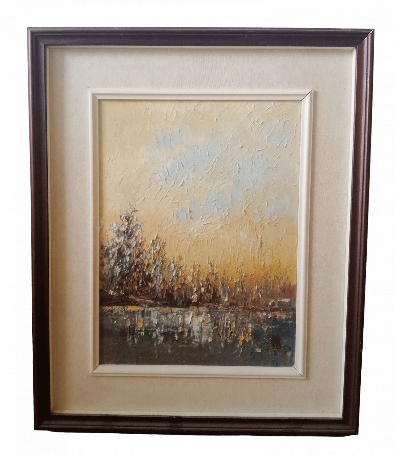 Landscape, painting on canvas, 1970s 4