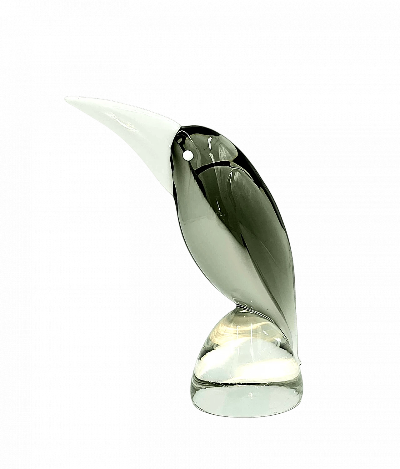 Gral glass sculpture of a toucan by Livio Seguso, 1970s 9